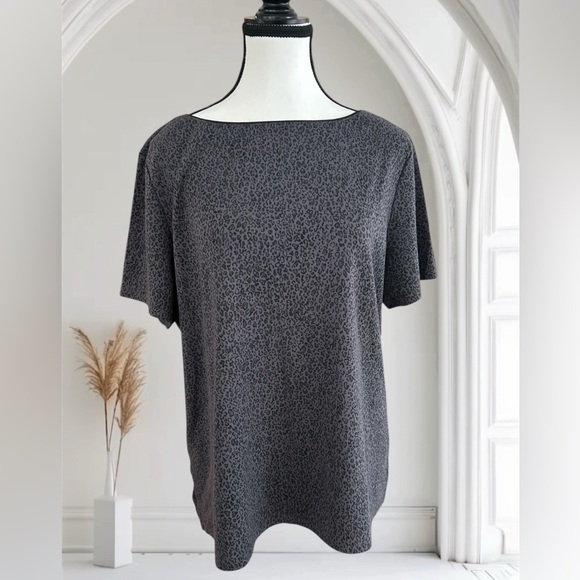 Worthington Black Short Sleeve Top - Picture 1 of 10